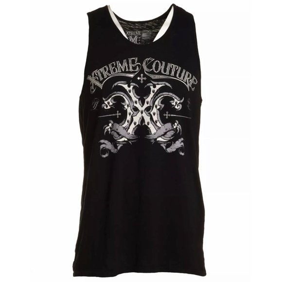 XTREME COUTURE by AFFLICTION Men's Tank TYPHOON Bi - Picture 3 of 6